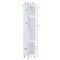71 Inch Tall Tower Bathroom Storage Cabinet and Organizer Display Shelves for Bedroom